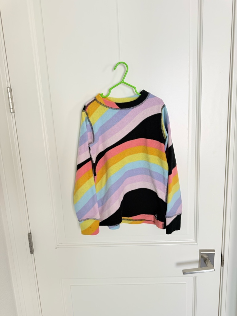 Burton Kids Rainbow Fleece Base Layer Top Sweatshirt DRYRIDE Ultrawick XS 5 Kids